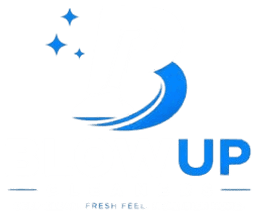 Blowup Cleaners Logo - Professional Carpet and Upholstery Cleaning Manchester