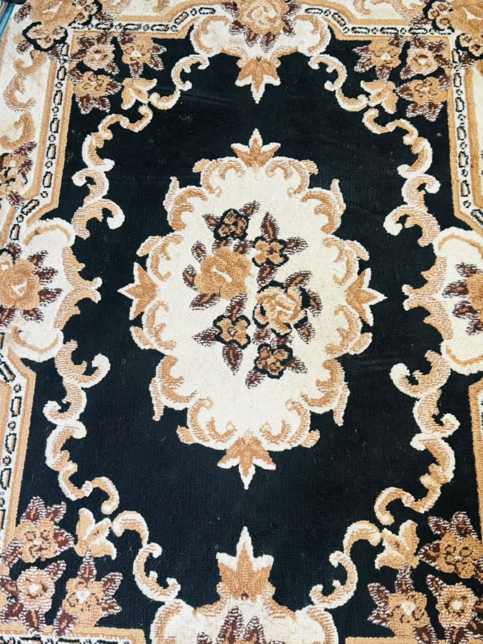 Close-Up of a Cleaned Wool Rug